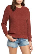 Women's Rvca Zigged Sweater - Red