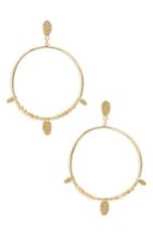 Women's Gorjana Leucadia Beaded Frontal Hoop Earrings