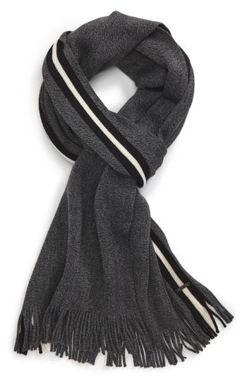 Men's Boss Fador Wool Stripe Scarf