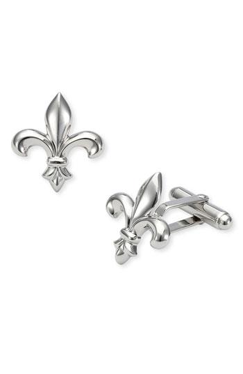 Men's David Donahue Fleur De Lis Cuff Links