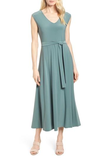 Women's Chaus Tie Waist Maxi Dress - Grey