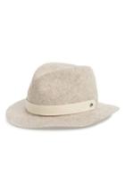Women's Rag & Bone Abbott Packable Wool Fedora - Brown