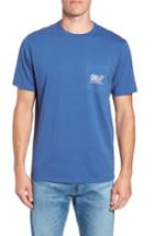 Men's Vineyard Vines Camo Lobster Graphic Pocket T-shirt - Blue