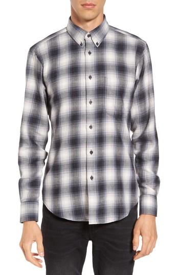 Men's Naked & Famous Denim Ombre Flannel Shirt