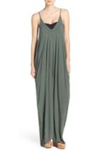 Women's Elan V-back Cover-up Maxi Dress - Green