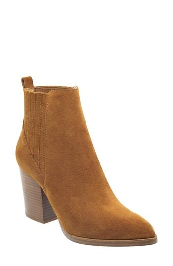 Women's Marc Fisher D Alva Bootie, Size 5 M - Brown