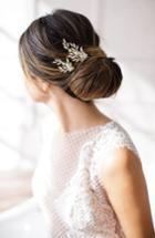 Brides & Hairpins Calvina 2-piece Hair Clip Set, Size - Metallic