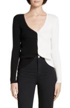Women's Staud Cargo Colorblock Sweater - Black