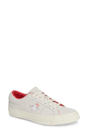 Women's Converse One Star Hello Kitty Sneaker M - Grey