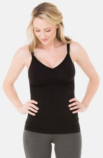 Women's Ingrid & Isabel Seamless Maternity/nursing Tank - Black