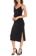 Women's Juicy Couture Stretch Velour Slipdress - Black
