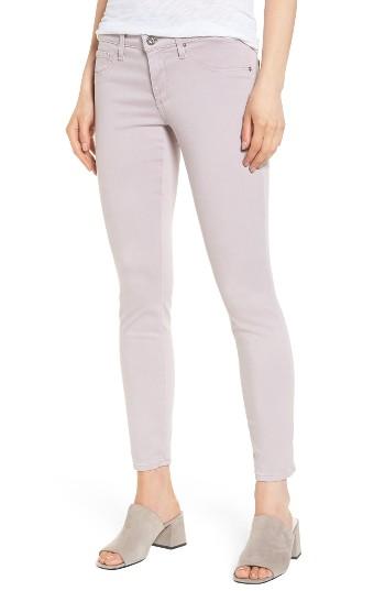 Women's Ag 'the Legging' Coated Ankle Jeans - Green