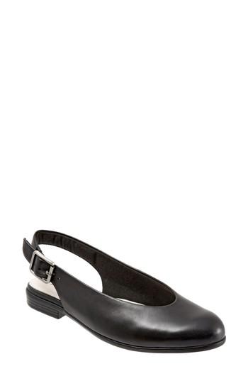 Women's Trotters Alice Flat N - Black