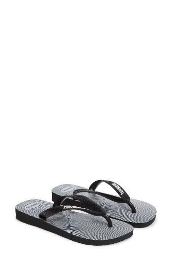 Women's Havaianas Top Millennial Disney Thematic Flip Flop /36 Br - Black