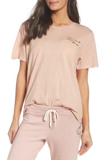 Women's Monrow Oversized Crewneck Tee - Pink