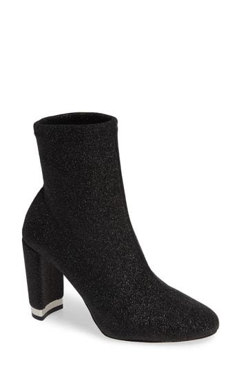 Women's Michael Michael Kors Mandy Sock Bootie .5 M - Black