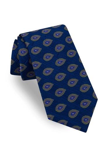 Men's Ted Baker London Superb Paisley Silk Tie, Size - Blue