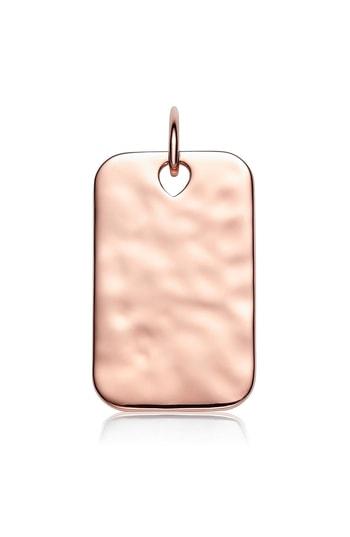 Women's Monica Vinader Engravable Havana Large Id Pendant