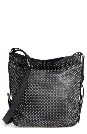 Michael Kors Medium Naomi Grommet Leather Hobo -