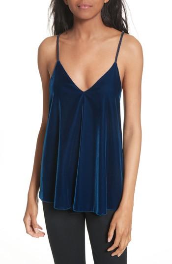 Women's Derek Lam 10 Crosby Braided Strap Velvet Cami