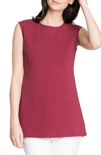 Women's Nic+zoe 'perfect Layer' Tank - Burgundy