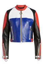 Women's Tommy Jeans X Gigi Hadid Colorblock Leather Moto Jacket