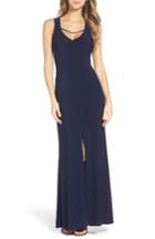 Women's Laundry By Shelli Segal Embellished Gown - Blue