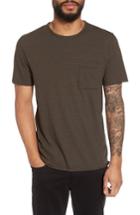 Men's Vince Slim Fit Stripe Pocket T-shirt - Black