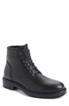 Men's Aquatalia Tyson Plain Toe Boot .5 M - Black