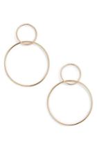 Women's Lana Jewelry Two Tone Double Loop Earrings