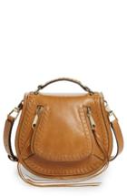 Rebecca Minkoff Small Vanity Leather Saddle Bag - Brown