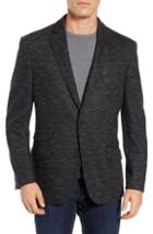 Men's Flynt Regular Fit Knit Wool Blend Sport Coat - Grey