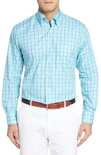 Men's Peter Millar Springtime Fit Glen Check Sport Shirt