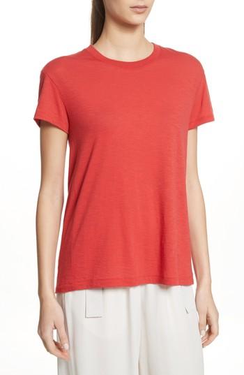Women's Vince Crewneck Tee - Red