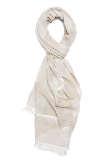 Women's Fabiana Filippi Metallic Stripe Scarf, Size - Grey