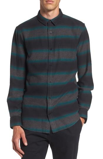 Men's The Rail Brushed Ombre Shirt - Black