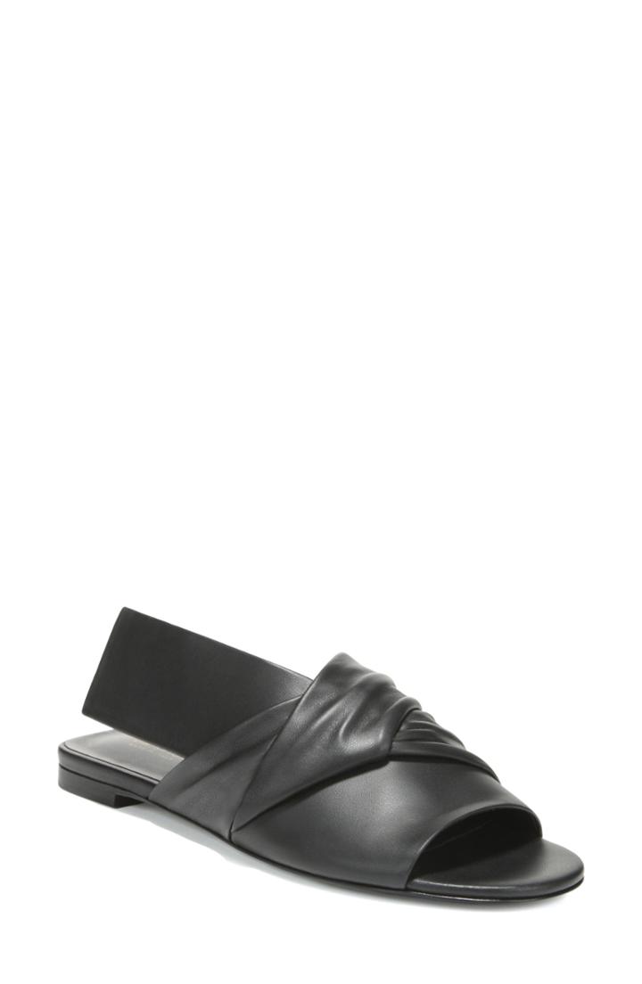 Women's Via Spiga Halina Slide Sandal .5 M - Black