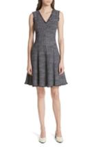 Women's Rebecca Taylor Multi Tweed Fit & Flare Dress - Blue