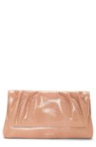 Louise Et Cie Aisa Leather Clutch - Pink