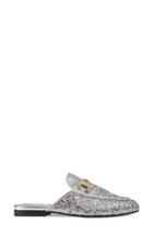 Women's Gucci Princetown Glitter Mule Us / 38eu - Grey