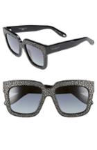Women's Givenchy 53mm Square Sunglasses - Silver