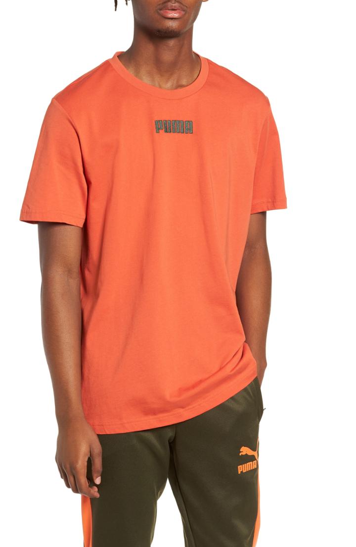 Men's Puma X Big Sean T-shirt, Size - Orange