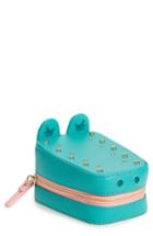 Women's Kate Spade New York Swamped Gator Leather Coin Purse - Blue