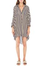 Women's Faithfull The Brand Spencer Stripe Shirtdress - Black