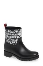Women's Moncler Ginette Stivale Logo Waterproof Rain Boot Us / 35eu - Black