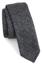 Men's Boss Melange Wool Skinny Tie, Size - Grey