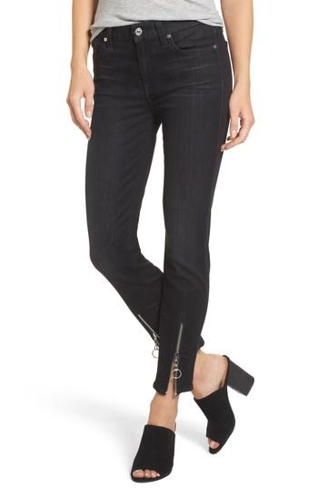 Women's 7 For All Mankind B(air) - Roxanne Ankle Zip Jeans - Black
