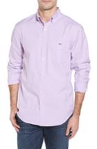 Men's Vineyard Vines Seaboard Classic Fit Gingham Sport Shirt - Purple