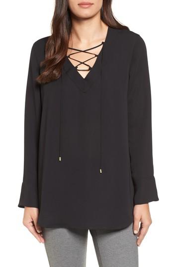 Women's Nic+zoe All Tied Up Top - Black