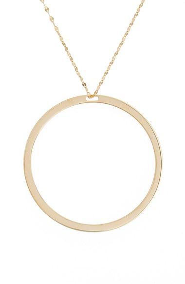 Women's Lana Jewelry 'nude' Hoop Pendant Necklace